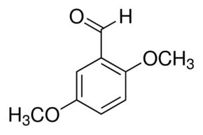 Structure of 2,5-Dimethoxybenzaldehyde CAS 93-02-7
