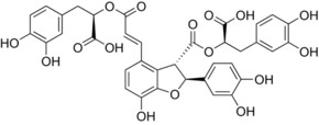 Structure of lithospermic acid B CAS 121521-90-2