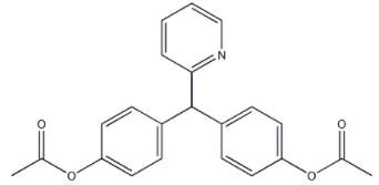Structure of Bisacodyl CAS 603-50-9