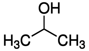Structure of Isopropyl alcohol CAS 67-63-0