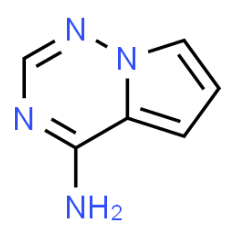 Structure of Pyrrolo[1,2-f][1,2,4]triazin-4-amine CAS 159326-68-8