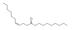 Structure of Z-7-Eicosene-11-one CAS 63408-44-6