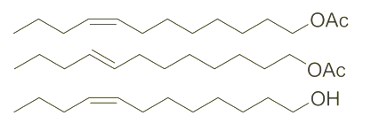 Structure of Z-8-Dodecenyl acetateE-8-Dodecenyl acetateZ-8-Dodecenol CAS WPNA-0001