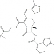 Structure of Cefditoren pivoxil CAS 117467-28-4