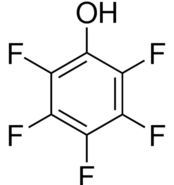 Structure of 2,3,4,5,6-Pentafluorophenol CAS 771-61-9