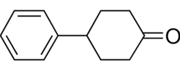 Structure of 4-phenylcyclohexanone CAS 4894-75-1