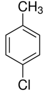 Structure of 4-Chlorotoluene CAS 106-43-4