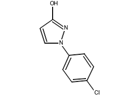 Structure of 1-(4-chlorophenyl)-1H-pyrazol-3-ol CAS 76205-19-1