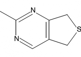 Structure of 5,7-Dihydro-2-methylthieno[3,4-d]pyrimidine CAS 36267-71-7