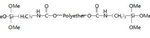 Structure of Trimethoxysilane Terminated Polyether CAS 216597-12-5