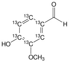 Structure of Vanillin CAS 121-33-5
