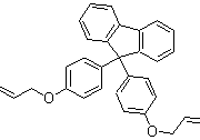 Structure of 9,9-Bis(4-allyloxyphenyl)fluorene CAS 142494-81-3