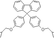 Structure of 9,9-Bis[4-(glycidyloxy)phenyl]fluorene CAS 47758-37-2
