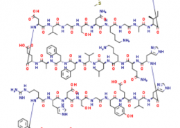 Structure of Beta-Amyloid(1-40), CAS 131438-79-4