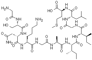 Structure of Beta-Amyloid(25-35) CAS 131602-53-4