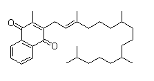 Structure of Vitamine K1(Phytonadione) CAS 81818-54-4(84-80-0)