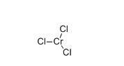 Structure of Chromium(III) chloride CAS 10025-73-7