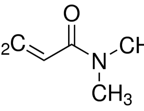 Structure of N,N-Dimethylacrylamide CAS 2680-03-7
