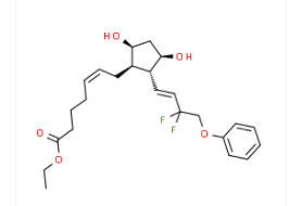 Structure of Tafluprost ethyl ester CAS 209860-89-9
