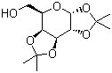 Structure of 1,2 3,4-Di-O-isopropylidene-alpha-D-galactopyranose CAS 4064-06-6