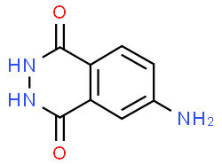 Structure of 4-Aminophthalhydrazide CAS 3682-14-2