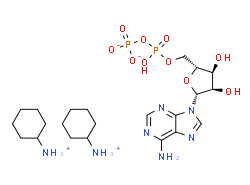 Structure of Adenosine 5'-diphosphate bis(cyclohexylammonium ) salt CAS 102029-87-8