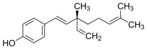 Structure of Bakuchiol CAS 10309-37-2
