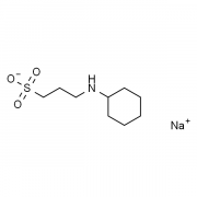 Structure of CAPS SODIUM SALT CAS 105140-23-6
