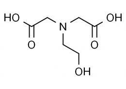 Structure of N-(2-Hydroxyethyl)iminodiacetic acid CAS 93-62-9