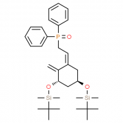 Structure of PHOSPHINEOXIDE,[2-[3,5-BIS[[(1,1-DIMETHYLETHYL)DIMETHYLSILY]OXY]-2-METHYLENECYCLOHEXYLIDENE]ETHYL]DIPHENYL-,[3S-(1Z,3A,5B0)] CAS 81522-68-1