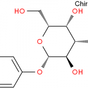 Structure of Phenyl β-D-Galactopyranoside CAS 2818-58-8