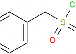 Structure of Phenylmethanesulfonyl chloride CAS 1939-99-7
