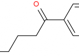 Structure of Valerophenone CAS 1009-14-9
