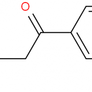 Structure of n-Butyrophenone CAS 495-40-9