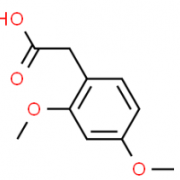 Structure of 2,4-Dimethoxyphenylaceticacid CAS 6496-89-5