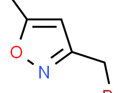 Structure of 3-(Bromomethyl)-5-methylisoxazole CAS 130628-75-0
