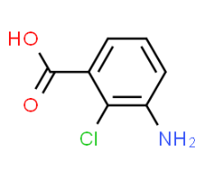 Structure of 3-amino-2-chlorobenzoicacid CAS 108679-71-6