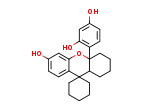 Structure of 4-[1',2',3',4',4'a,9'a-hexahydro-6'-hydroxyspiro(cyclohexane-1,9'-xanthene)-4'a-yl]resorcinol CAS 138446-23-8