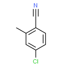 Structure of 4-Chloro-2-Methyl-benzonitrile CAS 50712-68-0