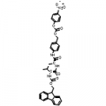Structure of Fmoc-Val-Ala-pAB-PNP CAS 1394238-92-6
