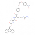 Structure of Fmoc-Val-Cit-PAB-PNP CAS 863971-53-3