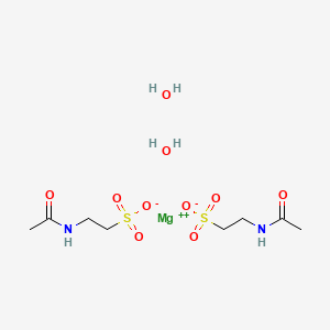 Structure of Magnesium Acetyl Taurate CAS 75350-40-2