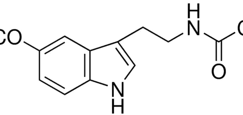 Structure of Melatonin CAS 73-31-4
