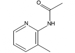 Structure of N-(3-methylpyridine-2yl)-acetamide CAS 7463-30-1