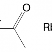 Structure of Rubidium Acetate CAS 563-67-7