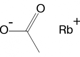Structure of Rubidium Acetate CAS 563-67-7