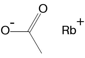 Structure of Rubidium Acetate CAS 563-67-7