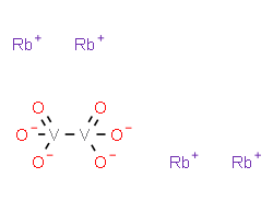 Structure of Rubidium Vanadate CAS 13597-61-0