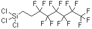Structure of 1H,1H,2H,2H-Perfluorooctyltrichlorosilane CAS 78560-45-9
