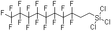 Structure of 1H,1H,2H,2H-perfluorodecyltrichlorosilane CAS 78560-44-8
